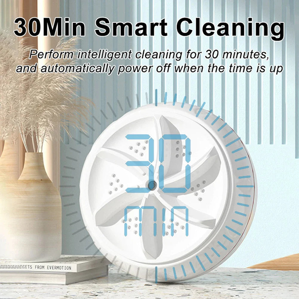 Compact Ultrasonic Mini Washer