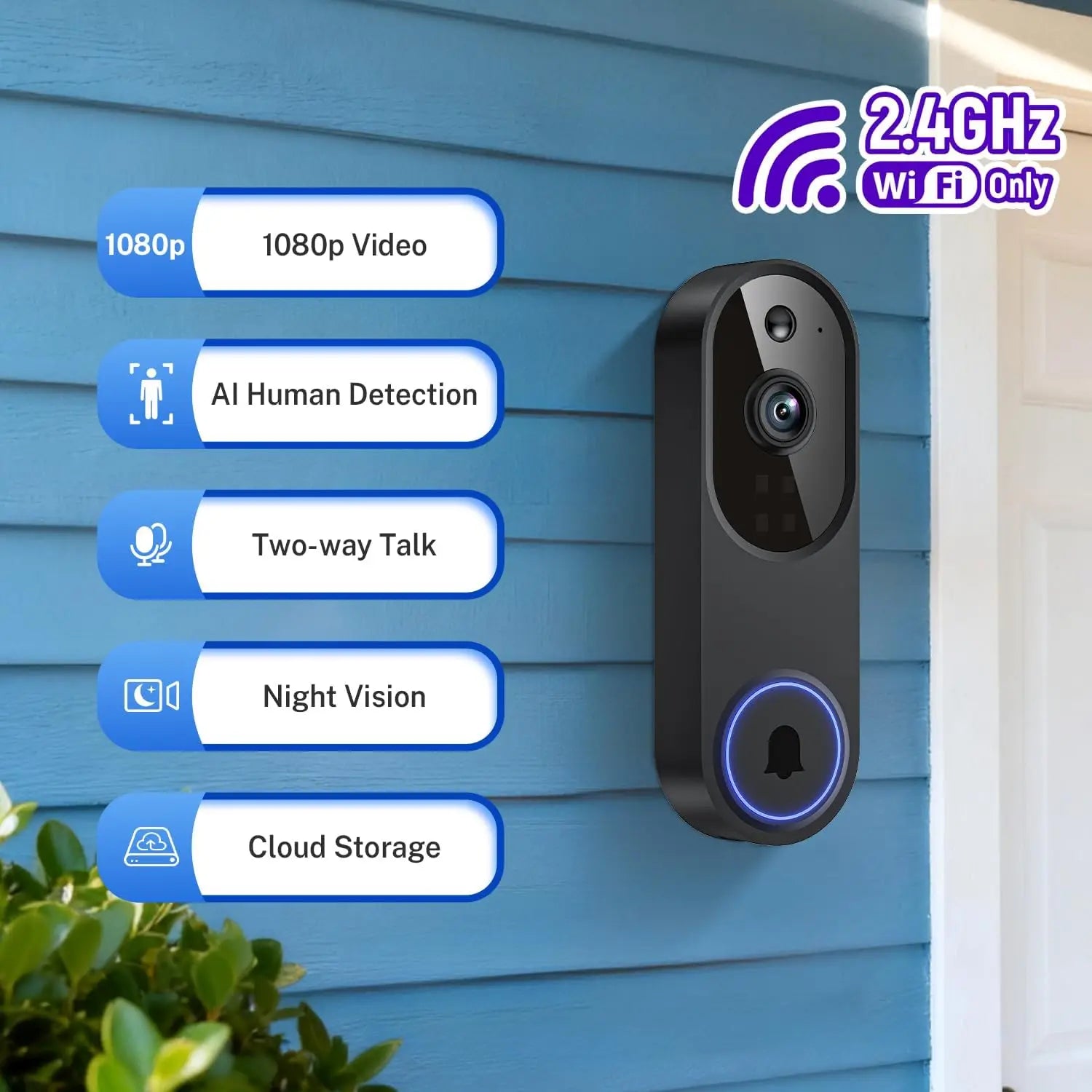 Smart Wi-Fi Doorbell Camera